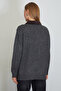Velvet Polo Collar Knit Sweater - 8