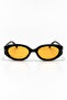Women's Vibe 95 Sunglasses Uv400 Black Orange - 2