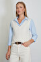 V-neck knit sweater