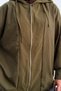 Women's Hooded Suit with Front Zipper and Elastic Waist, Green - 6