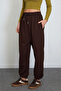 Elastic Waist Sweatpants with Cuffed Cuffs - 7