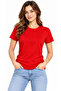 Basic T-Shirt Crew Neck Short Sleeve Casual Summer Slim Fit T-Shirt - 2