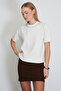 Stoned Crew Neck Thessaloniki Knit Blouse - 4
