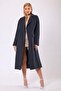 Gray Carolina Cashmere Coat - 3
