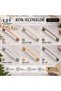 Metal Bridge Modern Luxury Furniture Cabinet Drawer Handles 160-192 Mm, Rose/Light Aqua/Bronze Green/Gloss Chrome/Matte Gold/Matte Gray Metal - 4