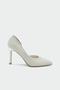 Arteus Stone Detailed Women's Heeled Shoes - White