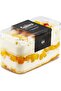 12pcs Plastic Transparent Dessert Container Fruit Ice Cream Holder Cookie Boxes Mille Crepe Cake Packaging Box