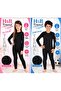 Boys' and Girls' Thermal Underwear Set, Warm Winter Underwear with Inner Lining - 6