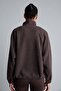 Regular Fit High Collar Zippered Plush Coat H0398Ax26Wn - 5