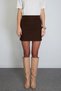 Elastic Waist Mini Skirt - 6