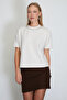 Elastic Waist Mini Skirt - 4