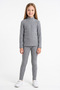 Ribbed High Collar Tights Girls' 2-Piece Set - 2