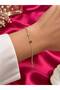 Letter Design Stone Elegant Bracelet 316L Stainless Steel - Anti-Allergic