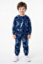 Printed Crew Neck Boys' 2-Piece Set - 2