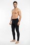 3-Pack Premium Men's Thermal Tights - Fleece Textured Winter Underwear Set - Special Manufacturing Sleeping Band with Gift - 3