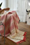 New Line Cotton Tv Blanket Coral - 5
