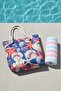 Starfish Shell Patterned Beach Bag - 6