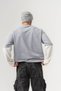 Gamechanger Chest Patch Detailed Crew Neck Oversize Men's Sweatshirt - 6