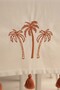 Palm Tree Embroidered Buldan Fabric Runner 50X130 cm - 4