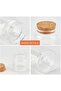 20 Pcs Cork Stoppers Glass Bottles 50ml Yogurt Pudding Bottle Mini Mason Jar Small Glass Bottle With Cork Lid for Wedding Favors Wishing Bottles Apothecary DIY Arts Crafts - 5