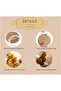 Glass Jars With Bamboo Lids Set, Glass Jars With Wood Lids 8 oz, Large Spice Jars, Glass Storage Containers For Pantry, Cookie, And Coffee SET OF 12pack - 5