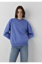 Crew Neck Sweatshirt Bleached Denim - 3
