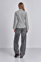 Striped Waist-Tie Detailed Long Sleeve Shirt |   Mkw1611538-1 - 5