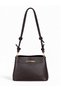 Brown Women's Knot Detailed Strap Daily Shoulder Bag Stylish Bag with Metal Accessories - 2