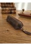 Handmade Genuine Leather Dopp Kit Bag 19cm
