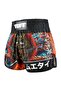 Muay Thai Shorts Boxing Trunks Retro Style (Tuf-Rms103-Org) - 3