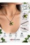 Fairy Girl Figured Necklace – Elegant Design with Colorful Wings and Stone Detailing - 3
