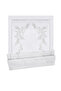 Gray Tulip Pattern Embroidered Velvet Prayer Rug - 4