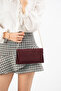 Women's Hand and Shoulder Bag with Side Magnet Detail and Chain Strap Cover - Stylish Clutch Portfolio - 3