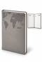 2027 - 15X22 World Patterned Thermo Leather Dated Agenda - 378