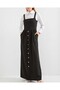 2490 Long Salopet Dress - Black - 2