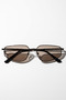Reign Gun Light Brown Sunglasses - 4
