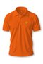 Remonz Orange Minimalist Logo Polo Collar Short Sleeve T-Shirt - 3