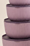 Set of 4 Bowls with Lids, Nesting Bowls of Different Sizes for Kitchen Storage - 5