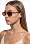 Reign Gold Dark Red Sunglasses - 2
