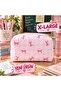 Pink Gingham Ribbon Patterned Pen Bag - Pen Holder X-Large (New Product)P2 - 3