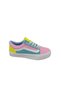 Women's Pink Lace-up Daily Use Linen Shoes - 2