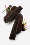 Destiny Women's Faux Leather Slippers Brown Suede - 5