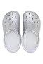213915 Classic Dazzle Glitter Clog K Silver Children's Slippers - 3