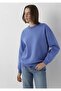 Crew Neck Sweatshirt Bleached Denim - 4