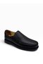 Coskun Shoes 571 Men's Black Genuine Leather Laceless Daily Comfortable Orthopedic Shoes - 3