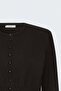 Buttoned Cardigan - Brown - 4
