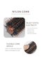 Round Wooden Hairbrush Curling Comb - 5
