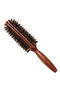 Round Wooden Hairbrush Curling Comb