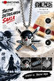 One Piece Roronoa Zoro Wind-Blown Three Swords Pirate Symbol Pendant