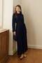 Asymmetrical Premium Suit Navy Blue - 4